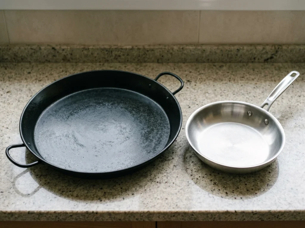 paella_pan_and_normal_pan